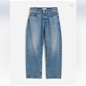 Madewell Curvy Darted Barrel Leg Jeans NWT